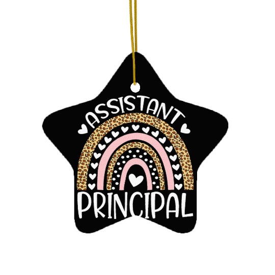 Assistant Principal Back To School First Day Ceramic Ornaments