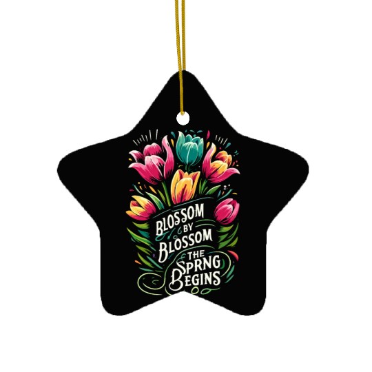 Tulips Tulip Flower Yes I Talk To Tulips Ceramic Ornaments