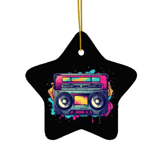 Retro Classic Cassette Tape for a 80s Fan Ceramic Ornaments