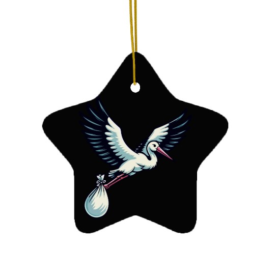 Stork Delivery: Special Newborn Arrival Ceramic Ornaments