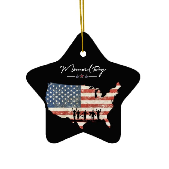 Memorial Day Ceramic Ornaments