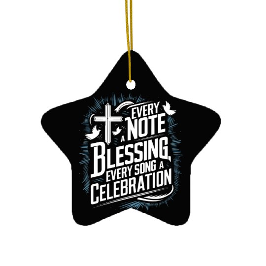 Prayer Songs Jesus Christ Religious Music Praise Ceramic Ornaments