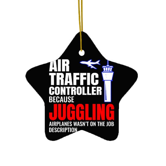 Air Traffic Controller ATC Aviation Humor Airplane Ceramic Ornaments