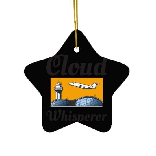 Air Traffic Controller ATC Aviation Humor Airplane Ceramic Ornaments