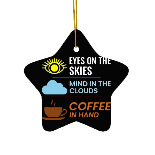 Air Traffic Controller Coffee ATC Aviation Humor Ceramic Ornaments