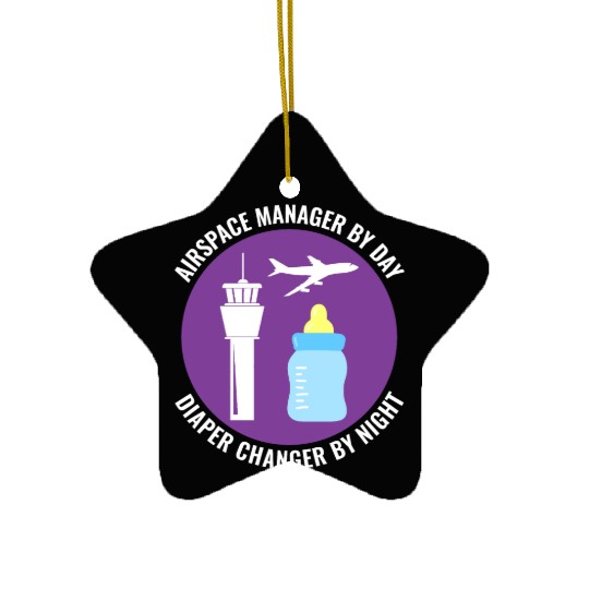 Air Traffic Controller ATC Aviation Humor Airplane Ceramic Ornaments