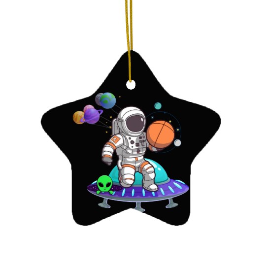 Young Astronauts: Exploring Planets in Space. Ceramic Ornaments