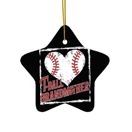 Baseball Grandma Grandmother Grandparents Day Ceramic Ornaments