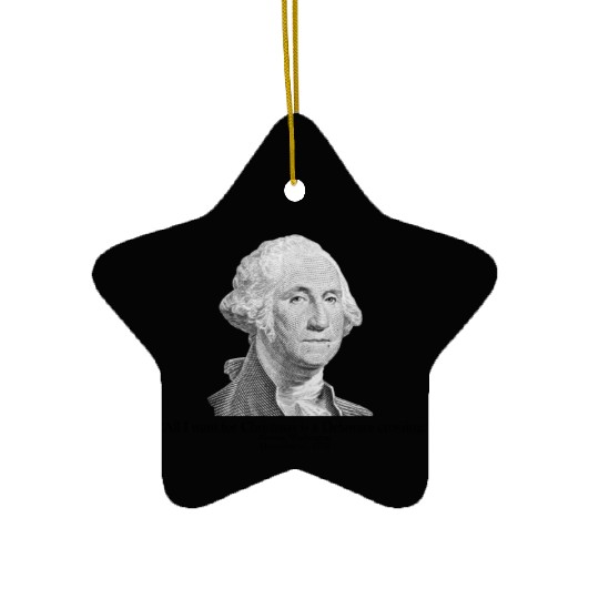 Delaware Crossing AP US History George Washington Ceramic Ornaments