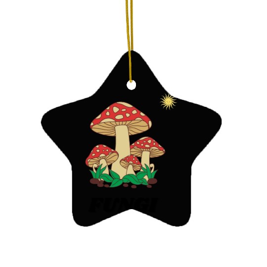 FUNGI Ceramic Ornaments