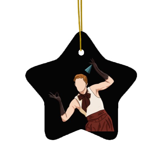 Eddie in Cabaret Ceramic Ornaments