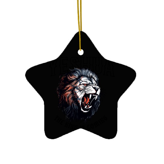 Yeshua Lion King Ceramic Ornaments