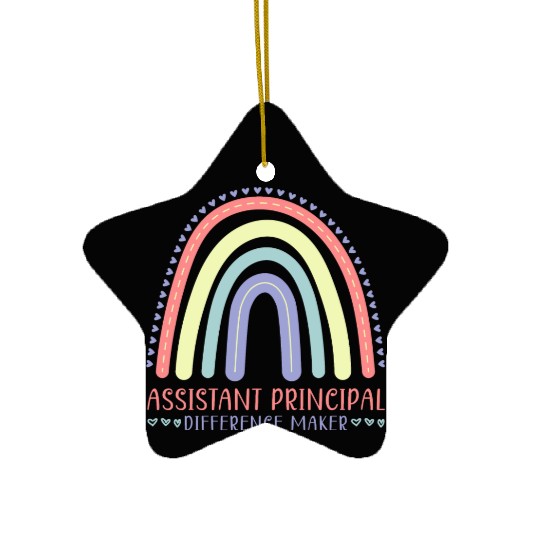 Assistant Principal - Back to school teacher Ceramic Ornaments