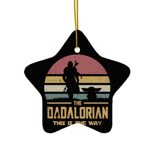 The Dadalorian And Son vintage Ceramic Ornaments