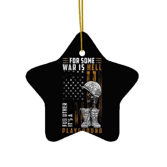 Soldier Fighter Freedom America Ceramic Ornaments