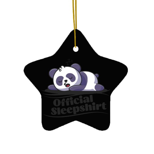 official sleepshirt panda Ceramic Ornaments