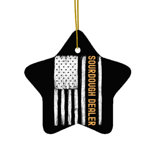 Sourdough Dealer Flag s Women Ceramic Ornaments