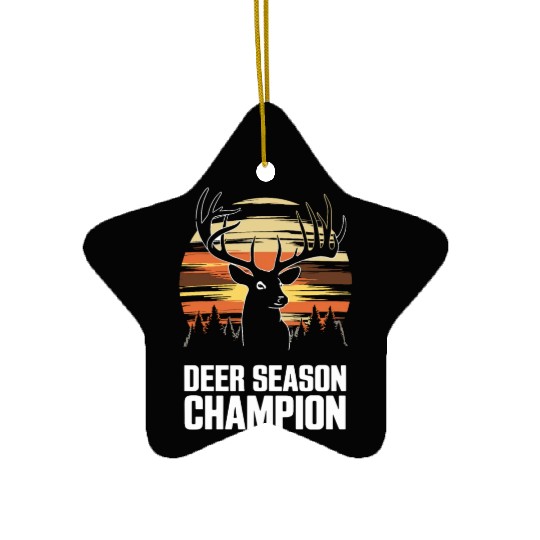 Ultimate Deer Hunting Lifestyle: Celebrate Ceramic Ornaments
