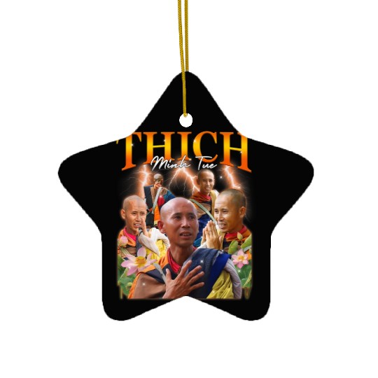 Monk Thich Minh Tue Bootleg Ceramic Ornaments