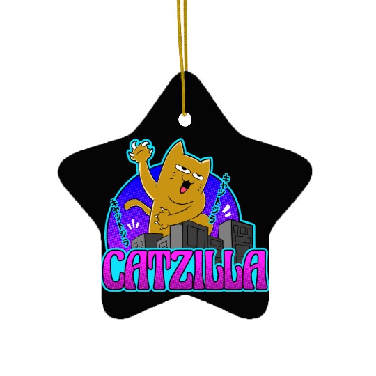 catzilla Ceramic Ornaments