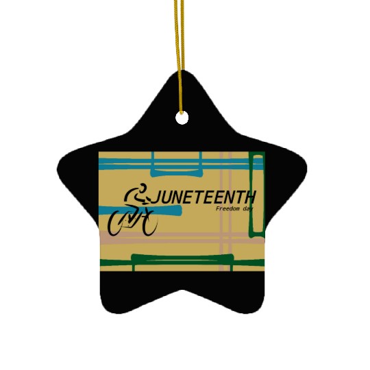 Juneteenth Ceramic Ornaments