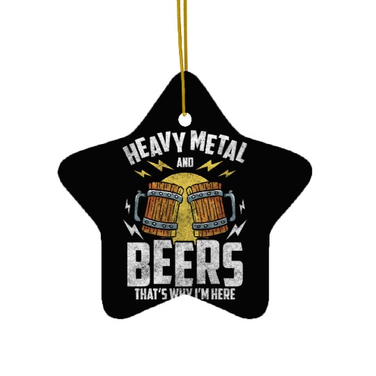 Heavy Metal Hard Rock Death Metal Ceramic Ornaments