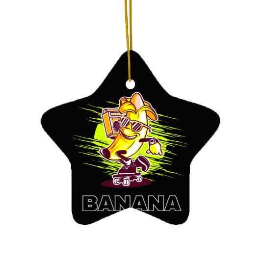 BANANA Ceramic Ornaments