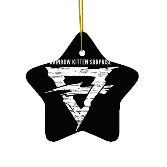 Rainbow Kitten Surprise Indie Band Tribute Ceramic Ornaments