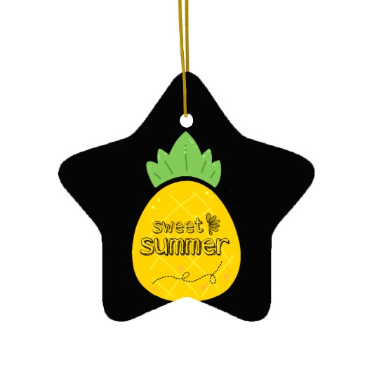Sweet summer Ceramic Ornaments