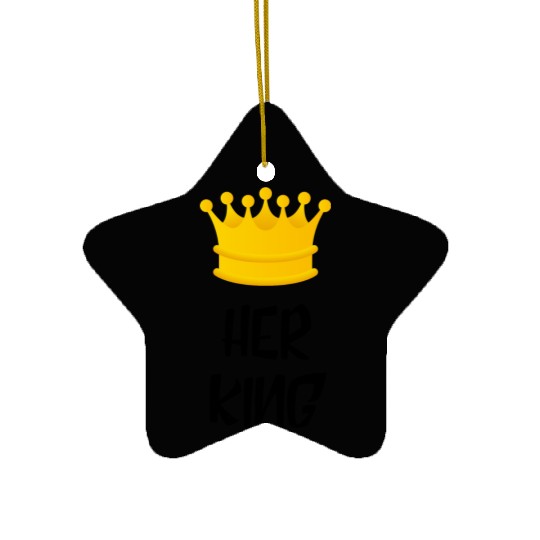 Her King Ceramic Ornaments