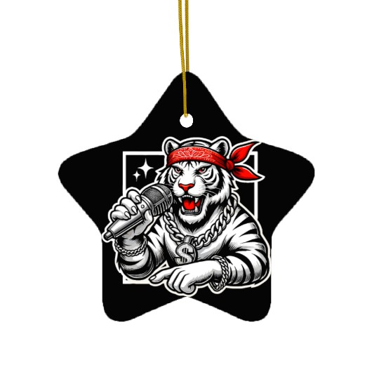 Rap Battles Freestyle Rap Competition Battle Rap Ceramic Ornaments