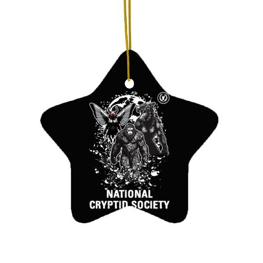 National Cryptid Society Cryptid Monsters Ceramic Ornaments