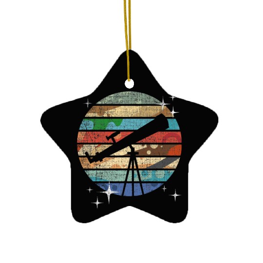 Planets Of Solar System Telescope Astronomy Ceramic Ornaments