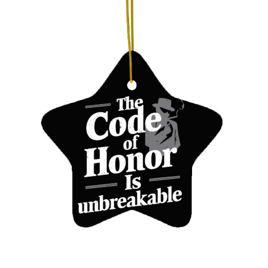 Mobster Gangster Mafia Organized Crime Boss Ceramic Ornaments