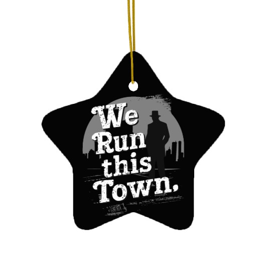 Mobster Gangster Mafia Organized Crime Boss Ceramic Ornaments