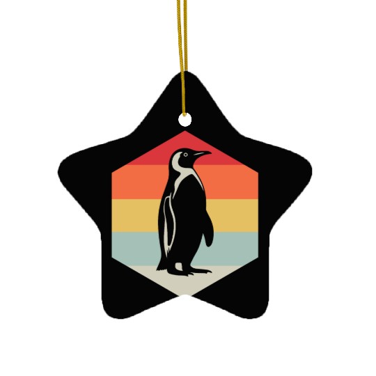 Penguin Animal Zookeeper Ceramic Ornaments