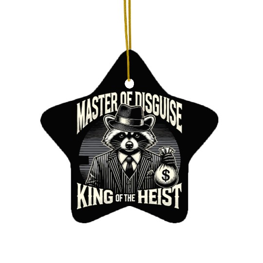 Mobster Gangster Mafia Organized Crime Boss Ceramic Ornaments