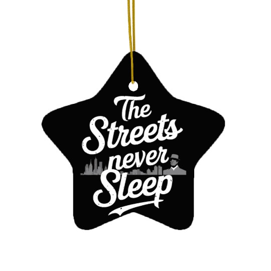 Mobster Gangster Mafia Organized Crime Boss Ceramic Ornaments