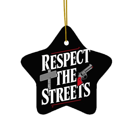 Mobster Gangster Mafia Organized Crime Boss Ceramic Ornaments