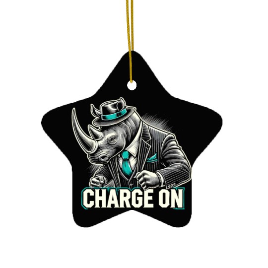 Mobster Gangster Mafia Organized Crime Boss Ceramic Ornaments