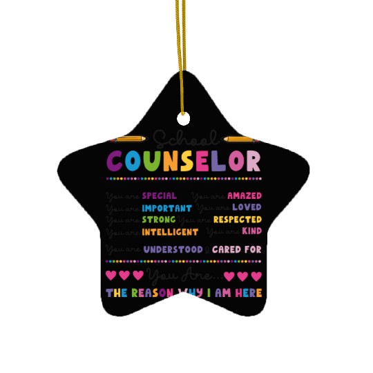 School Counselor School Counselor Ceramic Ornaments