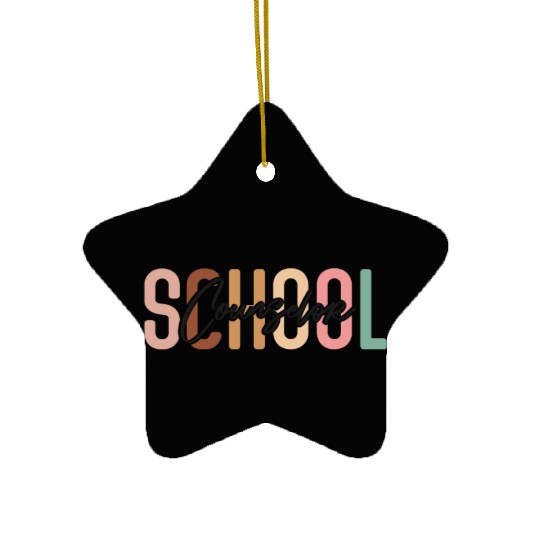 School Counselor School Counselor Ceramic Ornaments
