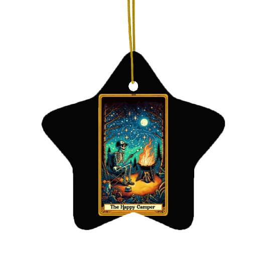 The Happy Camper Tarot Ceramic Ornaments