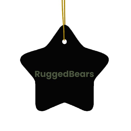 RuggedBears Olive Collection Ceramic Ornaments