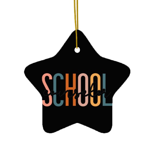 School Counselor School Counselor Ceramic Ornaments