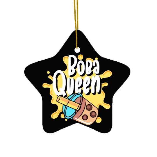 Kawaii Milk Tea Tea Balls Ceramic Ornaments