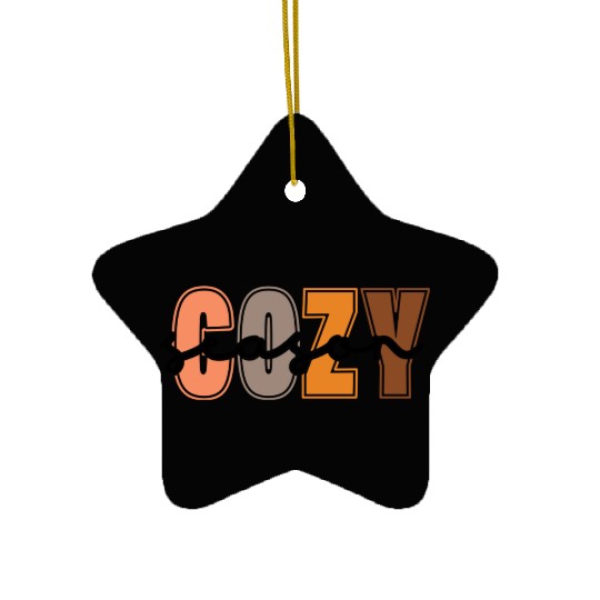 Cozy Season, Fall Season Ceramic Ornaments