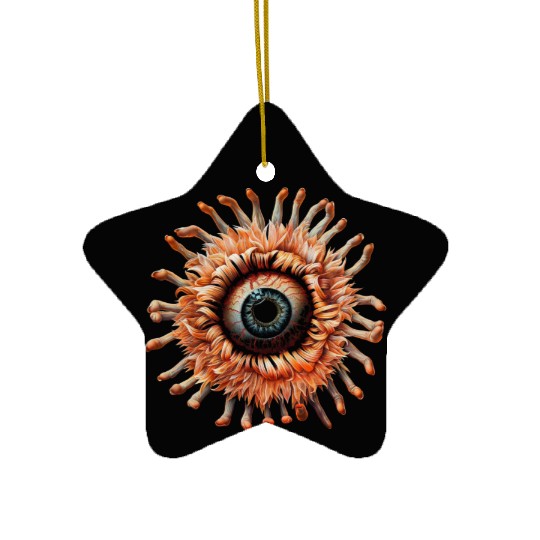 Weirdcore Aesthetic Flower Human Eyeball Fingers S Ceramic Ornaments