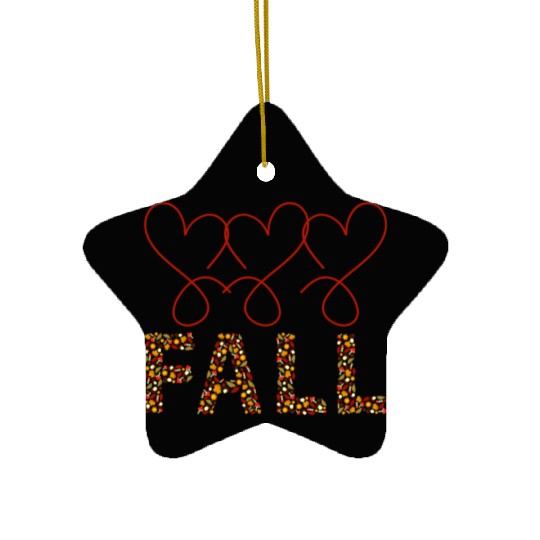 Fall Vibes Designs Ceramic Ornaments