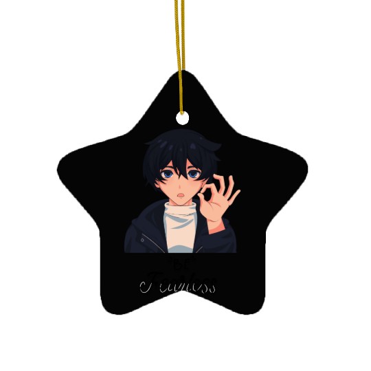 Be fearless Ceramic Ornaments